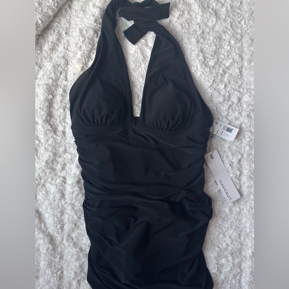 NWT—Magicsuit Yvonne Tummy Control Swim Dress—Size 14